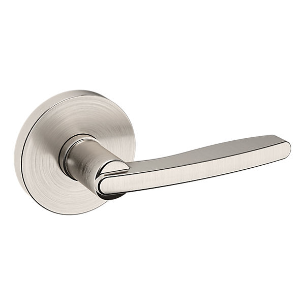 Baldwin Hardware Manija 5164 con Roseta 5046 — Níquel satinado Lifetime — Paso