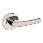 Baldwin Hardware Manija 5165 con Roseta 5046 — Níquel pulido Lifetime — Privacidad