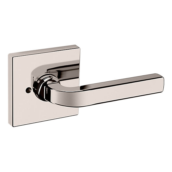 Baldwin Hardware Manija 5190 con Roseta R017 — Níquel pulido Lifetime — Privacidad