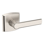 Baldwin Hardware Manija 5485V con Roseta R026 — Níquel satinado Lifetime — Paso