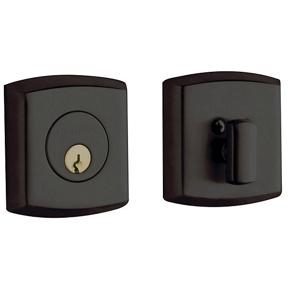 Baldwin Hardware Cerrojo 8285 Soho Ajustable — Bronce aceitado