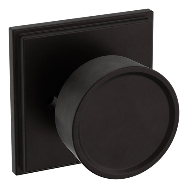 Baldwin Hardware Perilla K007 Hollywood Hills con Roseta R050 — Bronce aceitado — Privacidad
