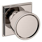 Baldwin Hardware Perilla K008 Hollywood Hills con Roseta R050 — Níquel pulido Lifetime — Paso