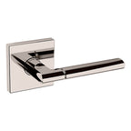 Baldwin Hardware Manija L021 con Roseta R017 — Níquel pulido Lifetime — Dummy completo