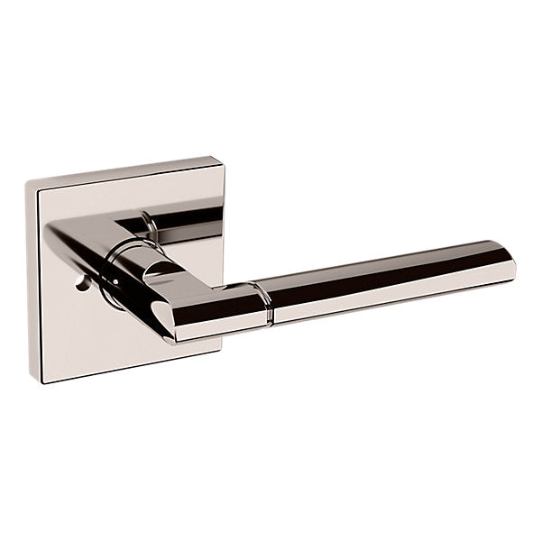 Baldwin Hardware Manija L021 con Roseta R017 — Níquel pulido Lifetime — Privacidad