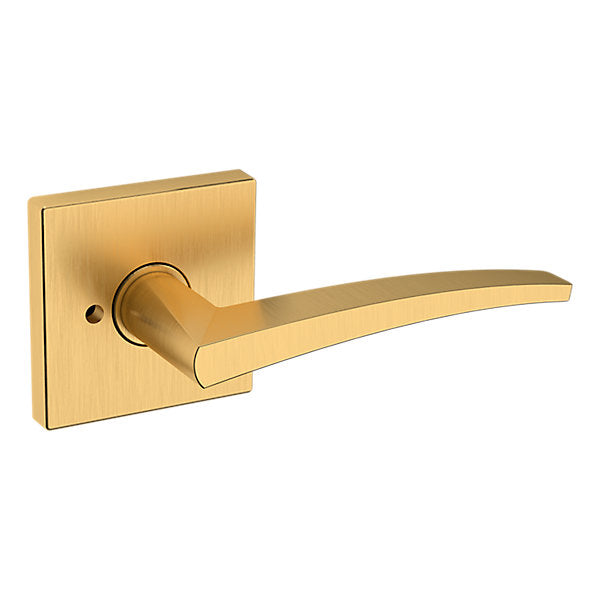 Baldwin Hardware Manija L022 con Roseta R017 — Latón satinado Lifetime — Privacidad