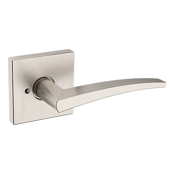 Baldwin Hardware Manija L022 con Roseta R017 — Níquel satinado Lifetime — Privacidad