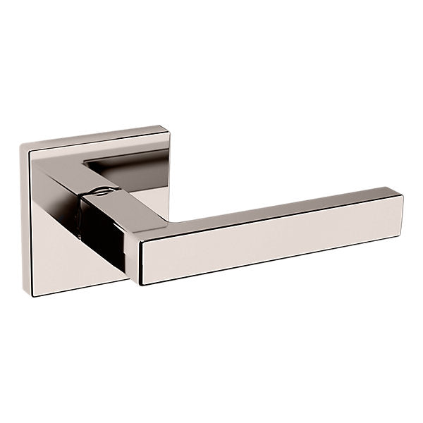 Baldwin Hardware Manija L023 con Roseta R017 — Níquel pulido Lifetime — Paso
