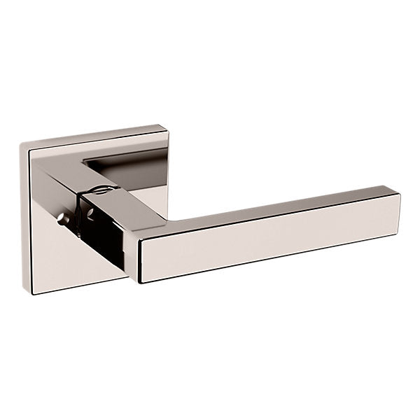 Baldwin Hardware Manija L023 con Roseta R017 — Níquel pulido Lifetime — Privacidad