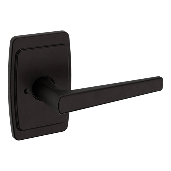 Baldwin Hardware Manija L024 con Roseta R046 — Bronce aceitado — Privacidad