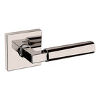 Baldwin Hardware Manija L029 Gramercy con Roseta R017 — Níquel pulido Lifetime — Dummy completo