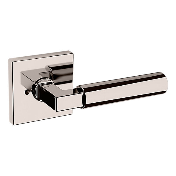 Baldwin Hardware Manija L029 Gramercy con Roseta R017 — Níquel pulido Lifetime — Privacidad