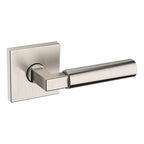Baldwin Hardware Manija L029 Gramercy con Roseta R017 — Níquel satinado Lifetime — Dummy completo