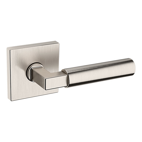 Baldwin Hardware Manija L029 Gramercy con Roseta R017 — Níquel satinado Lifetime — Paso