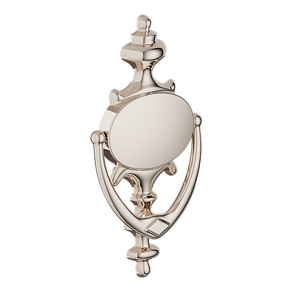 Baldwin Hardware Imperial Aldaba de Puerta 0116 — Níquel pulido Lifetime