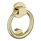 Baldwin Hardware Ring Aldaba de Puerta 0195 — Latón sin laca