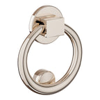 Baldwin Hardware Ring Aldaba de Puerta 0195 — Níquel pulido Lifetime