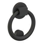Baldwin Hardware Ring Aldaba de Puerta 0195 — Negro satinado