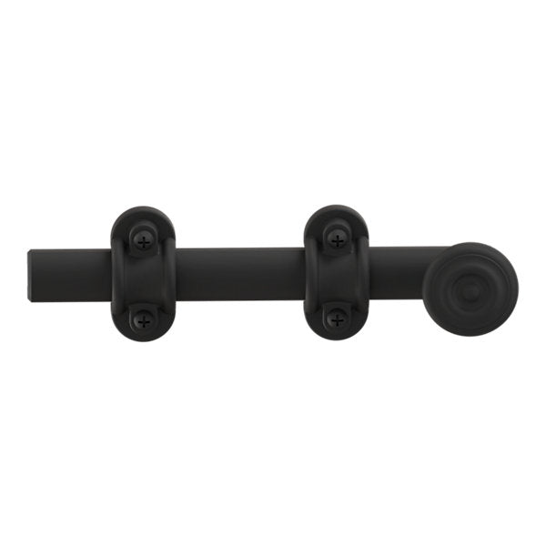 Baldwin Hardware Pasador de Superficie 6 0379 — Negro satinado