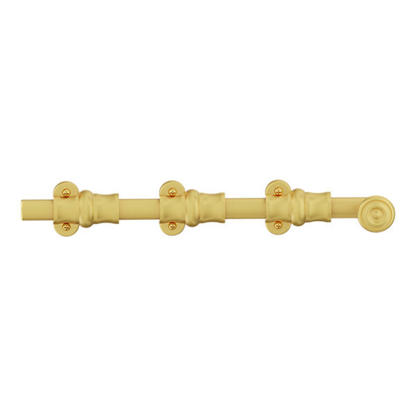 Baldwin Hardware Pasador de Superficie 12 0381 — Latón satinado Lifetime