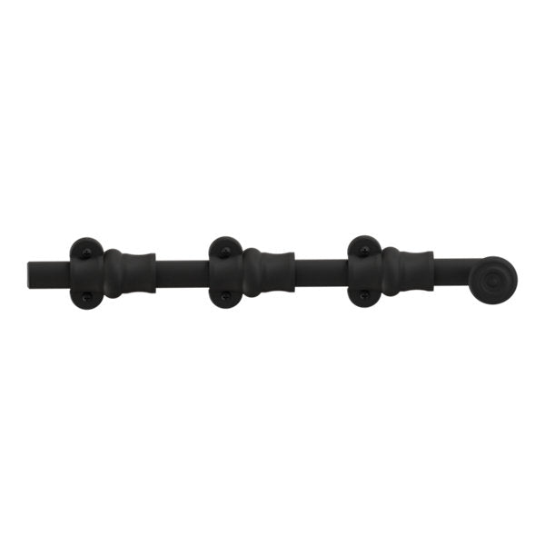 Baldwin Hardware Pasador de Superficie 12 0381 — Negro satinado