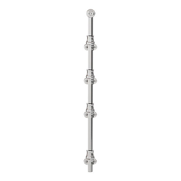 Baldwin Hardware Pasador de Superficie 24 0383 — Cromo pulido