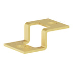 Baldwin Hardware Cerradero Rebajado 0603 — Latón satinado Lifetime