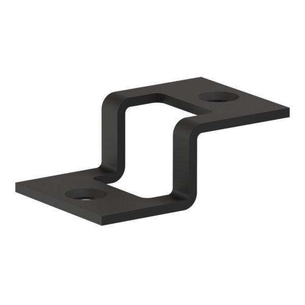 Baldwin Hardware Cerradero Rebajado 0603 — Negro satinado