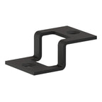 Baldwin Hardware Cerradero Rebajado 0603 — Negro satinado