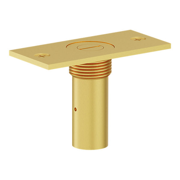 Baldwin Hardware Cerradero Antipolvo 0622 — Latón satinado Lifetime
