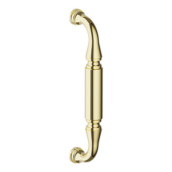 Baldwin Hardware Jaladera de Puerta Richmond 2574 — Latón pulido Lifetime (PVD)