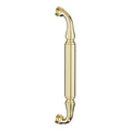 Baldwin Hardware Jaladera de Puerta Xl Richmond 2575 — Latón pulido Lifetime (PVD)