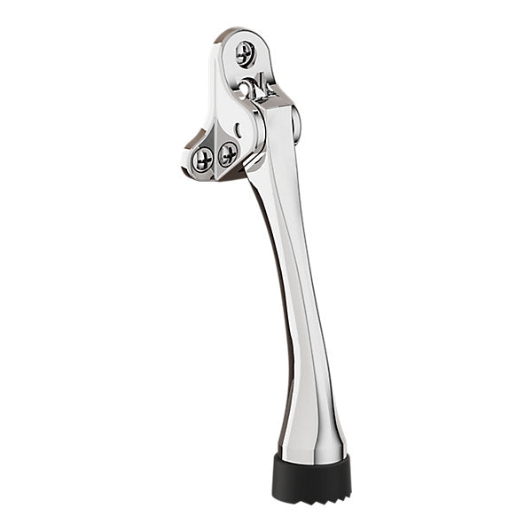 Baldwin Hardware Lever Retenedor de Puerta 4100 — Cromo pulido