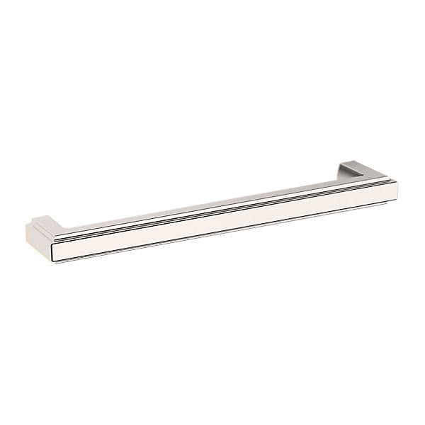 Baldwin Hardware Raised 8" Jaladera de Gabinete 4344 — Níquel pulido Lifetime