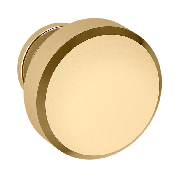 Baldwin Hardware Bevel Perilla de Gabinete 1.25" 4410 — Latón pulido Lifetime (PVD)