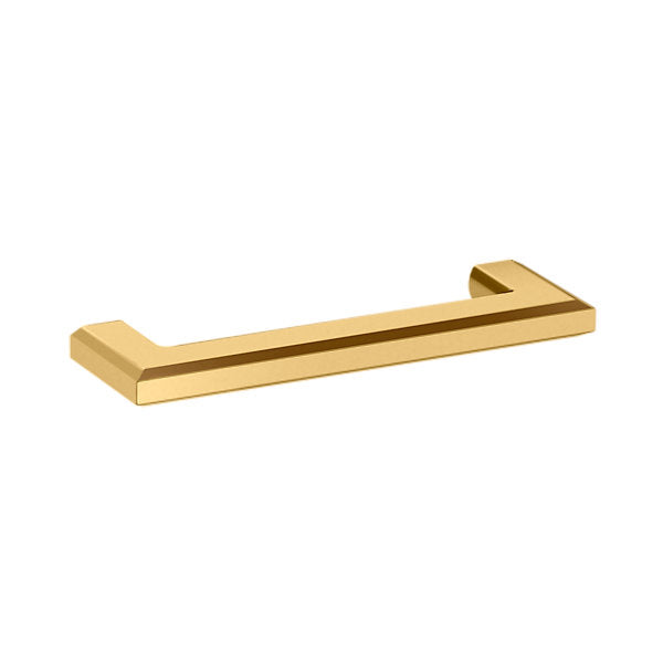Baldwin Hardware Bevel 4" Jaladera de Gabinete 4412 — Latón pulido Lifetime (PVD)