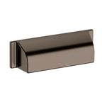 Baldwin Hardware TRANS. Jaladera Tipo Taza 4" 4421 — Níquel grafito Lifetime