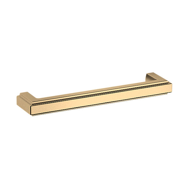 Baldwin Hardware Raised 6" Jaladera de Gabinete 4427 — Latón pulido Lifetime (PVD)