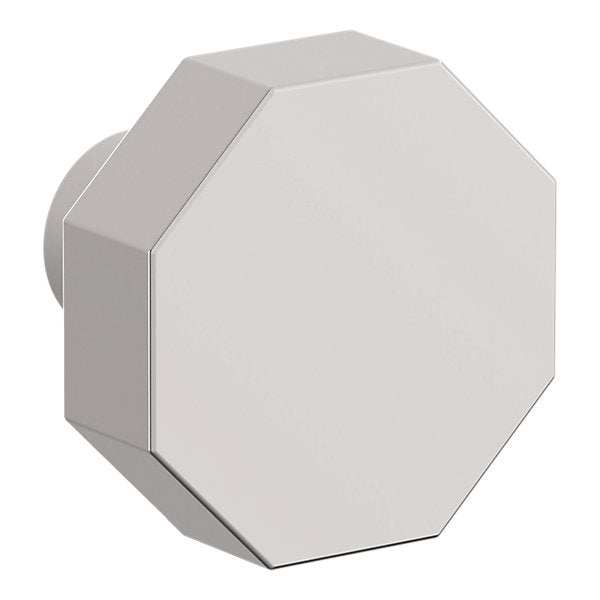 Baldwin Hardware Octagonal Facet Perilla de Gabinete 1.25" 4440 — Níquel pulido Lifetime