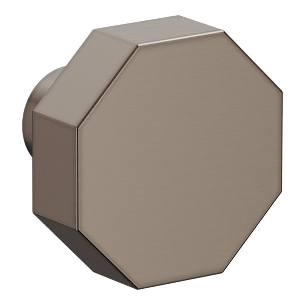 Baldwin Hardware Octagonal Facet Perilla de Gabinete 1.25" 4440 — Níquel grafito Lifetime