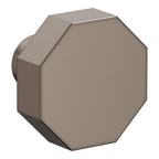 Baldwin Hardware Octagonal Facet Perilla de Gabinete 1.25" 4440 — Níquel grafito Lifetime