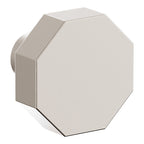 Baldwin Hardware Octagonal Facet Perilla de Gabinete 1.25" 4440 — Níquel satinado