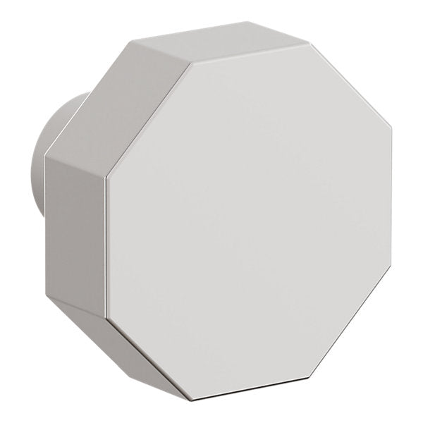 Baldwin Hardware Octagonal Facet Perilla de Gabinete 1.25" 4440 — Cromo pulido