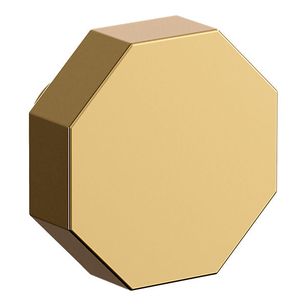 Baldwin Hardware Octagonal Facet Perilla de Gabinete 1." 4441 — Latón pulido Lifetime (PVD)
