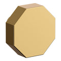 Baldwin Hardware Octagonal Facet Perilla de Gabinete 1." 4441 — Latón pulido Lifetime (PVD)