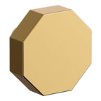 Baldwin Hardware Octagonal Facet Perilla de Gabinete 1." 4441 — Latón pulido Lifetime (PVD)