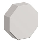 Baldwin Hardware Octagonal Facet Perilla de Gabinete 1." 4441 — Níquel pulido Lifetime