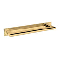 Baldwin Hardware Transitional Back Plate 10" 4460 — Latón pulido Lifetime (PVD)