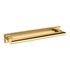 Baldwin Hardware Transitional Back Plate 10" 4460 — Latón satinado Lifetime
