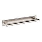 Baldwin Hardware Transitional Back Plate 10" 4460 — Níquel satinado